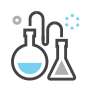 Test tubes icon